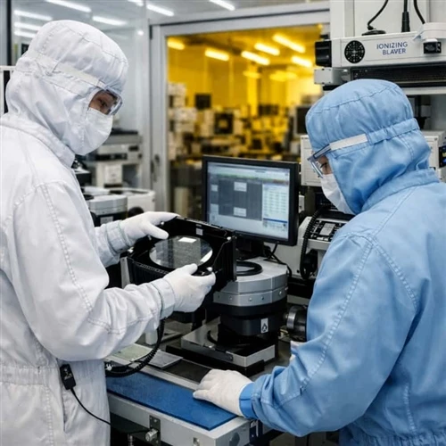 What are the types of antistatic yarns?